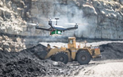 Drone na mineração