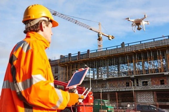 Drones na construção civil