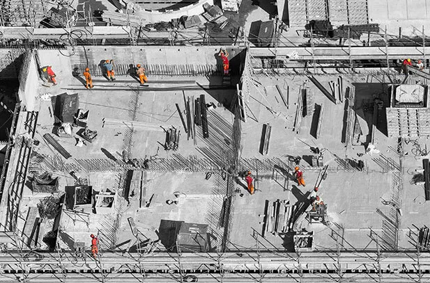Segurança em inspeções de obras.